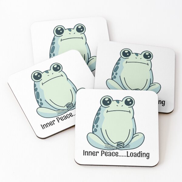 Item preview, Inner Peace ... Loading Meditating Toad, Frog designed and sold by Doodle Moon Studios.