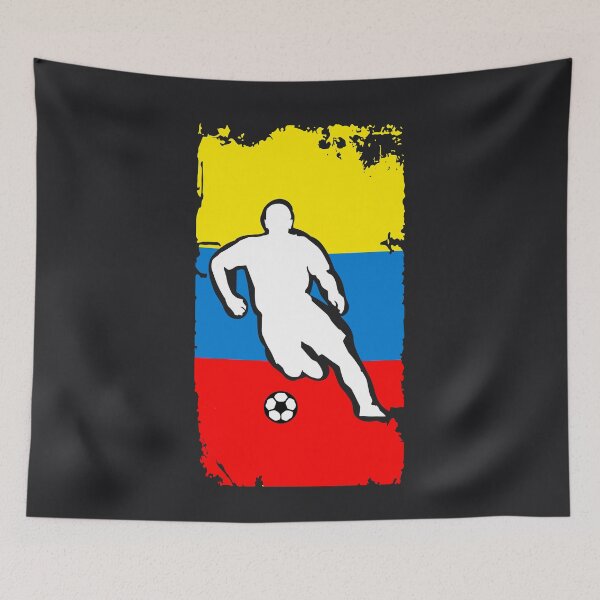 Item preview, Colombia Flag Soccer Player designed and sold by melsens.
