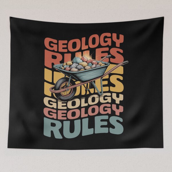 Item preview, Geology Rules Funny Geology Rock Collector designed and sold by savrmiller.