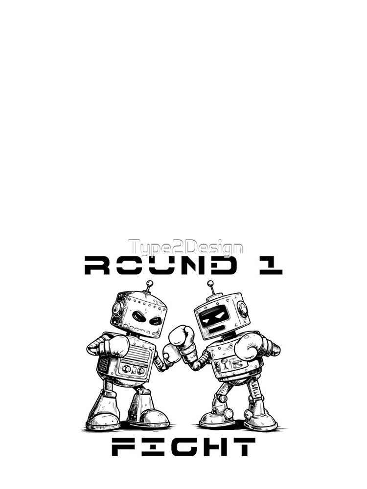 Thumbnail 4 of 4, iPhone Case, Boxing Robots designed and sold by Type2Design.