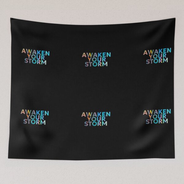 Item preview, Awaken Your Storm — Bold Motivational Typography Design designed and sold by Hamadamedo.