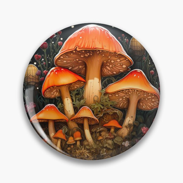 Item preview, The Toadstool Pool - botanical nature  designed and sold by FoxTreeDesign.
