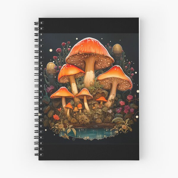 Item preview, The Toadstool Pool - botanical nature  designed and sold by FoxTreeDesign.