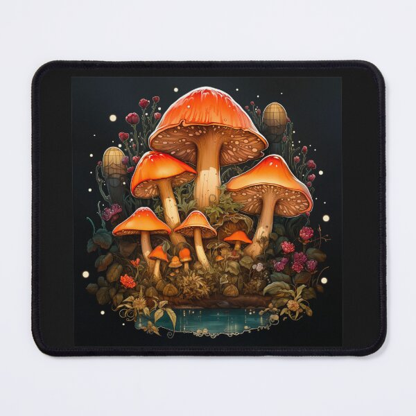 Item preview, The Toadstool Pool - botanical nature  designed and sold by FoxTreeDesign.