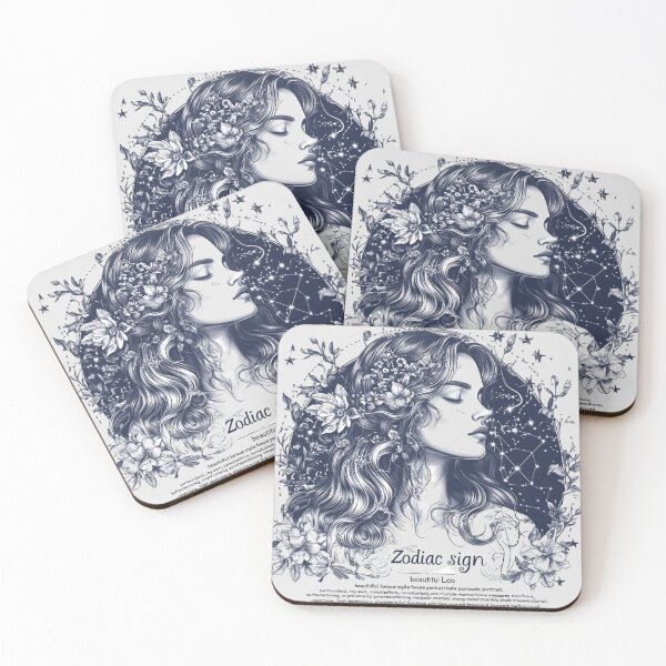 Item preview, Leo Zodiac Sign – Bold, Radiant, and Fearless designed and sold by Inkora-Art.