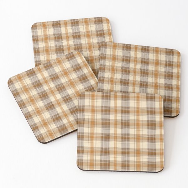 Item preview, Warm Caramel & Cream Plaid Pattern designed and sold by Hunzaly.