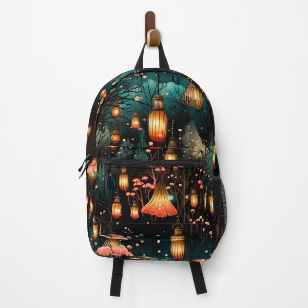 Item preview, Magical Night Garden LanternsBotanical Print designed and sold by FoxTreeDesign.
