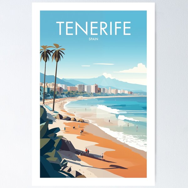 Item preview, TENERIFE TRAVEL ART designed and sold by MarkedArtPrints.