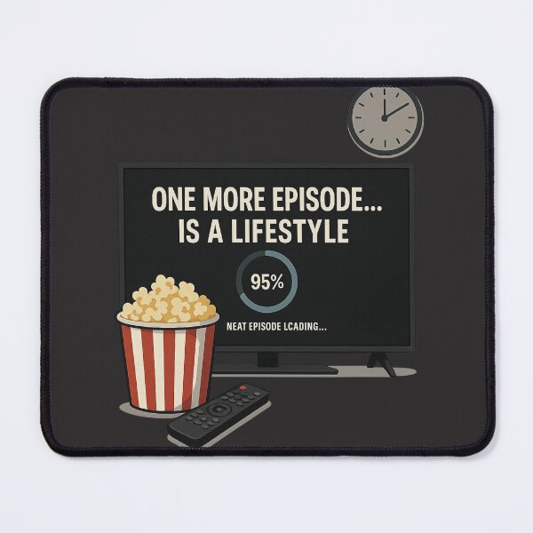 Item preview, One More Episode… is a Lifestyle – Binge Watching Design designed and sold by Aube11.