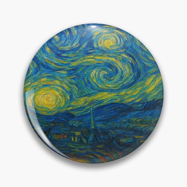 Artikelvorschau, Starry Whirl: Farbenrausch mit Van Gogh Vibes entworfen und verkauft von FotoworldEdel.