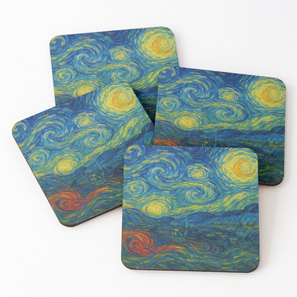 Item preview, Starry Whirl: A riot of color with Van Gogh vibes designed and sold by FotoworldEdel.