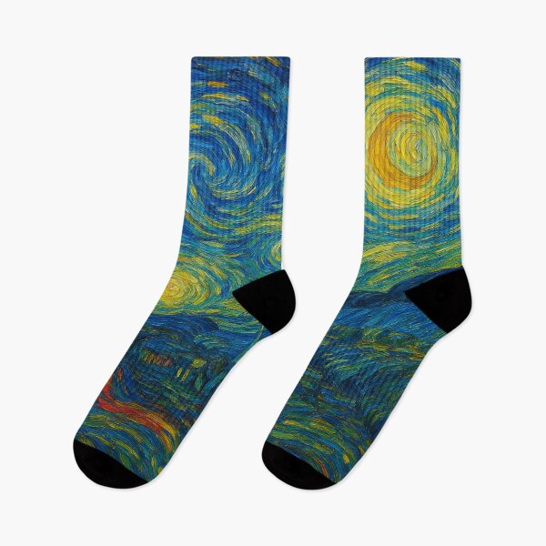 Artikelvorschau, Starry Whirl: Farbenrausch mit Van Gogh Vibes entworfen und verkauft von FotoworldEdel.