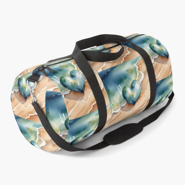 Item preview, Watercolor heart graphic on the beach designed and sold by Marcu Ioachim.