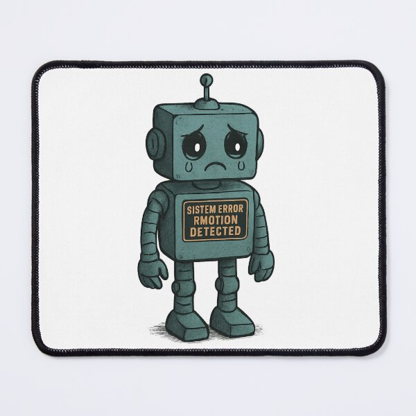 Item preview, Sad Robot – System Error: Emotion Detected designed and sold by B-M-Store.