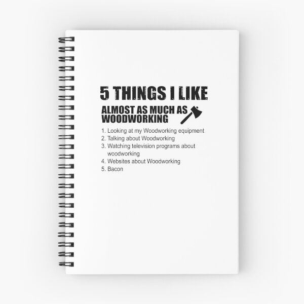 Item preview, 5 Things I Like Almost As Much As Woodworking V2 designed and sold by TeeTimeGuys.