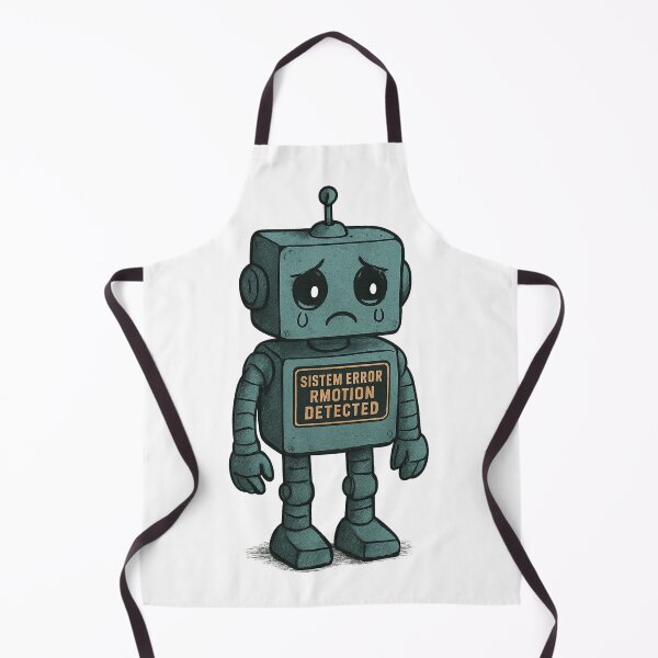 Item preview, Sad Robot – System Error: Emotion Detected designed and sold by B-M-Store.