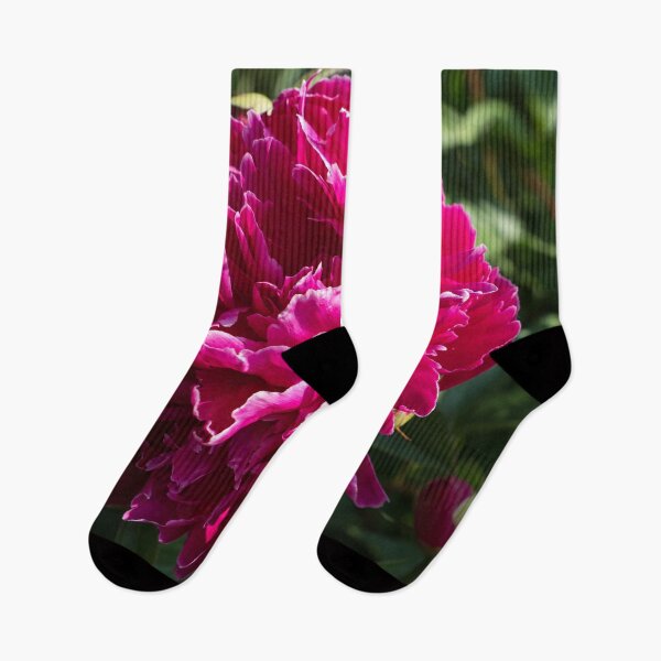 Item preview, Bold Magenta Peony Bloom with White Fringed Petals designed and sold by Georgia Mizuleva.