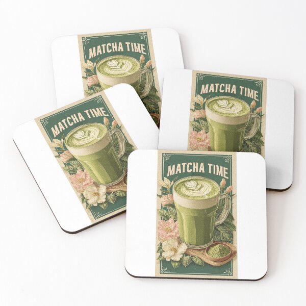 Item preview, Matcha time poster designed and sold by sabinako.