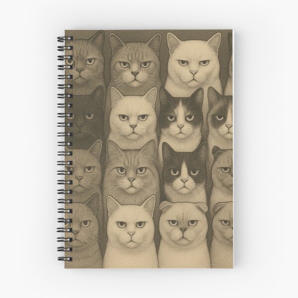 Item preview, "Deadpan Cats – Surreal Realism Puzzle" designed and sold by SEIMEI2025.