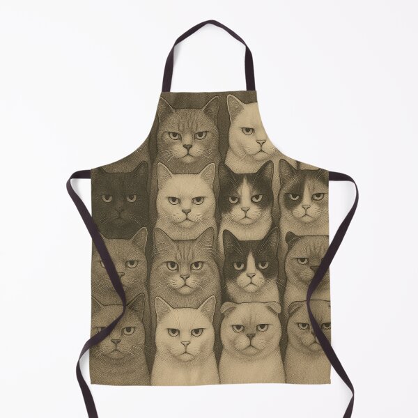 Item preview, "Deadpan Cats – Surreal Realism Puzzle" designed and sold by SEIMEI2025.