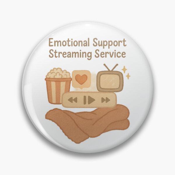 Item preview, Emotional Support Streaming Service – Cozy TV Comfort Design designed and sold by Aube11.