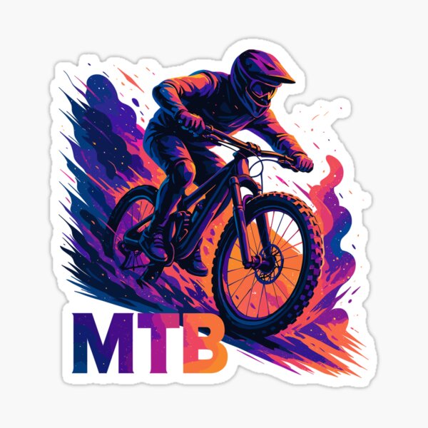 Item preview, MTB mountain biking mountain biker gift designed and sold by Pineapple-Tree.