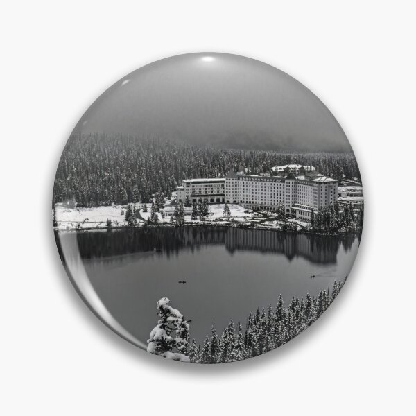 Item preview, Lake Louise, snow, black & white, Canada designed and sold by Steven Weeks.
