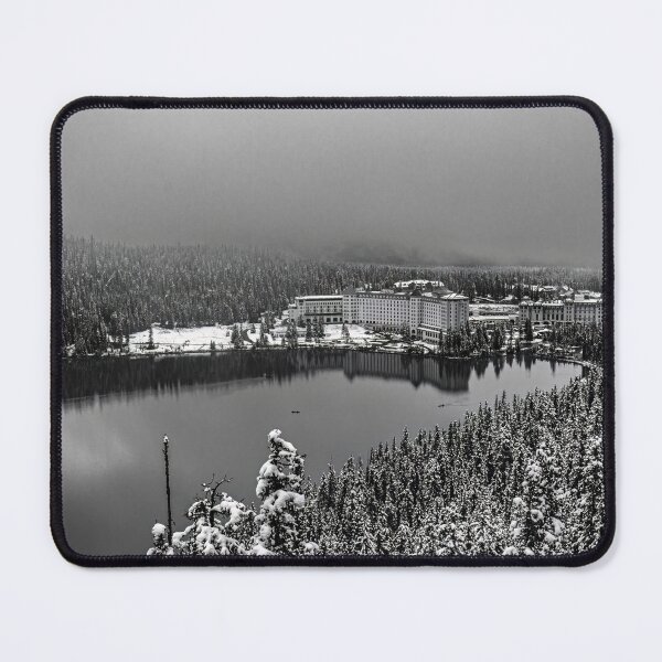 Item preview, Lake Louise, snow, black & white, Canada designed and sold by Steven Weeks.