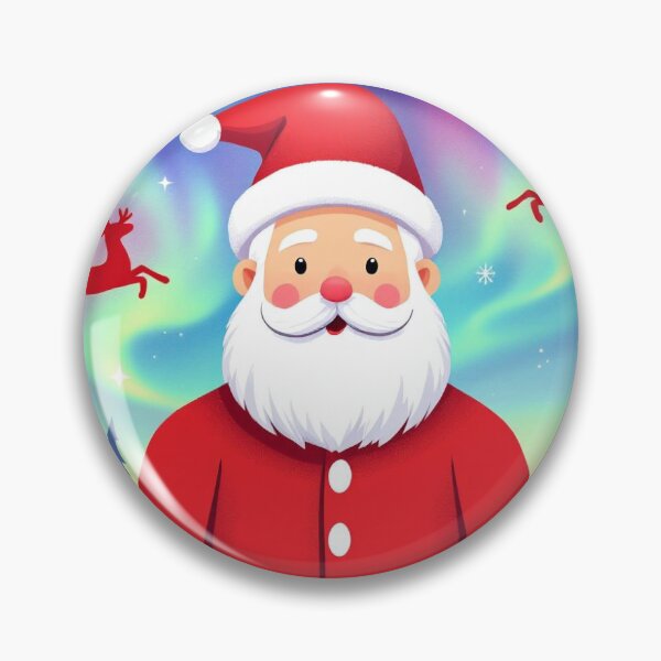 Item preview, Santa Claus Under the Northern Lights designed and sold by 420Rave.
