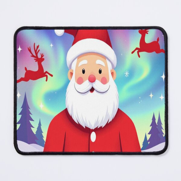 Item preview, Santa Claus Under the Northern Lights designed and sold by 420Rave.