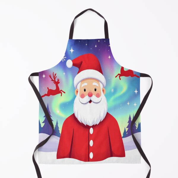 Item preview, Santa Claus Under the Northern Lights designed and sold by 420Rave.