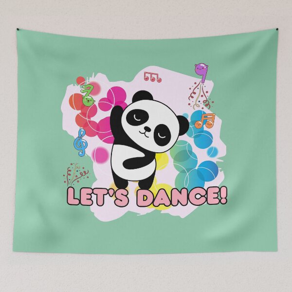 Item preview, let's dance panda - cute dancing panda designed and sold by CypisDesign.