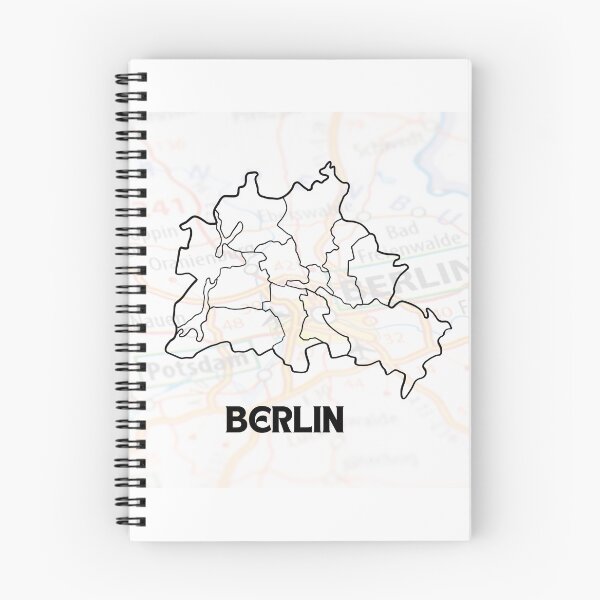 Item preview, Berlin Map designed and sold by Aspaba.
