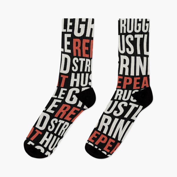 Item preview, Struggle Hustle Grind Repeat – Bold Motivational T-Shirt designed and sold by TeeTimeTreasure.