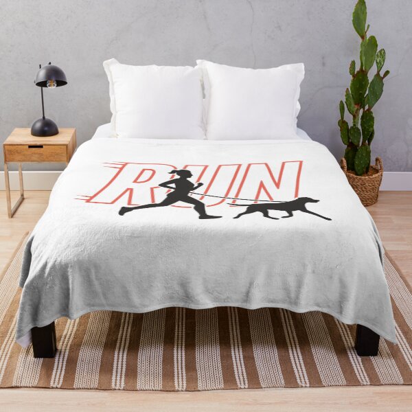 Item preview, Run With Dog – Female Runner & Pet Fitness T-Shirt designed and sold by SnB-Design.