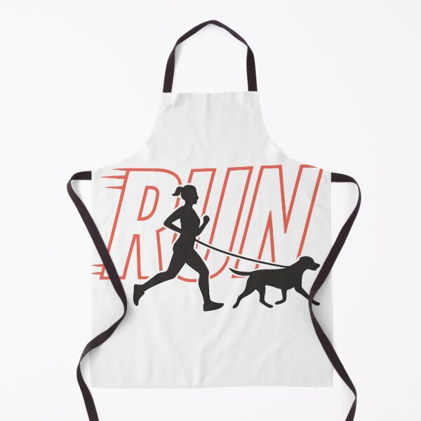 Item preview, Run With Dog – Female Runner & Pet Fitness T-Shirt designed and sold by SnB-Design.