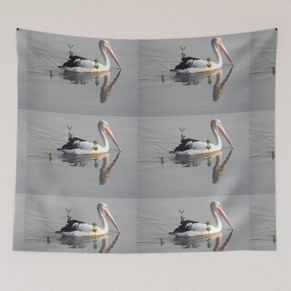 Item preview, A sole pelican on the mudflats, Cairns designed and sold by Kymbo.