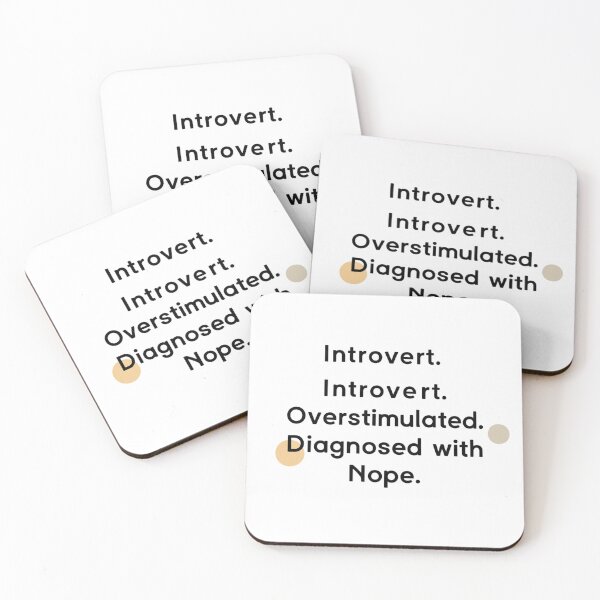 Item preview, Introvert's Mental Health Break: Diagnosed with Nope designed and sold by RehanInkDesigns.
