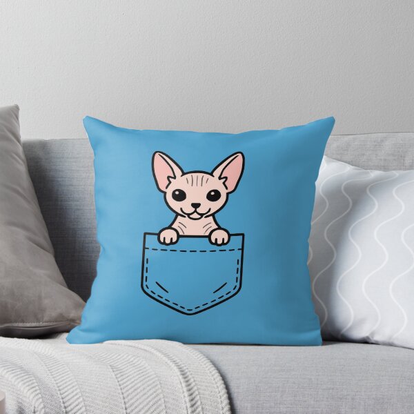 Artikelvorschau, Süßes Sphynx-Kätzchen Pocket Pal Lustige haarlose Sphynx-Katze entworfen und verkauft von chrisrivait.
