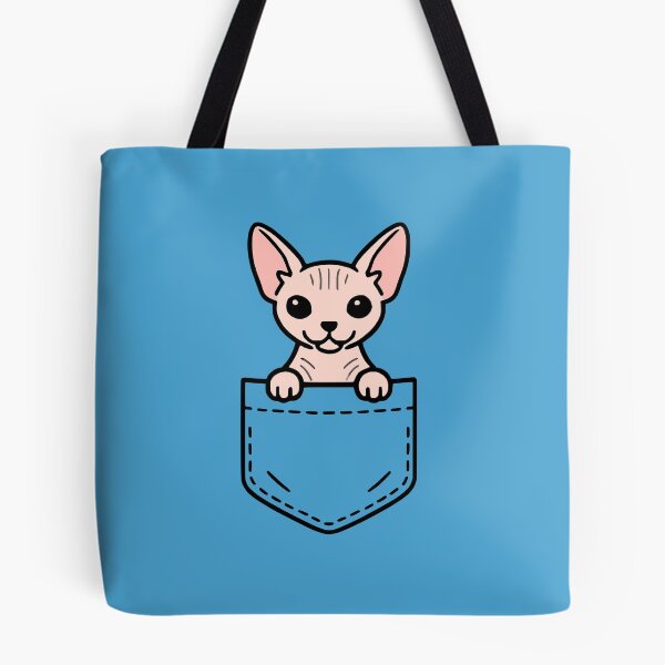 Artikelvorschau, Süßes Sphynx-Kätzchen Pocket Pal Lustige haarlose Sphynx-Katze entworfen und verkauft von chrisrivait.