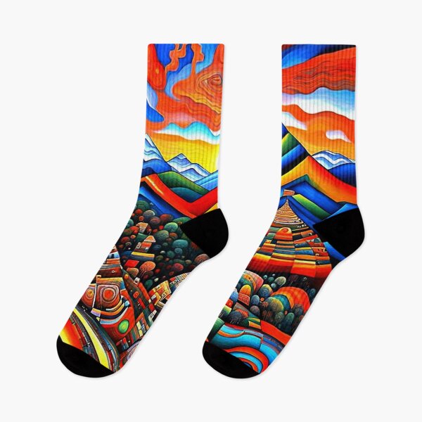 Item preview, Mountain peaks at sunset 1 designed and sold by George Hutton Hunter.