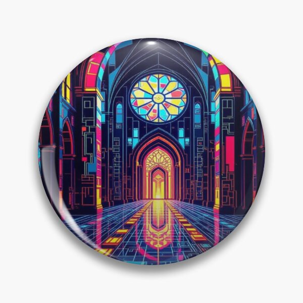 Artikelvorschau, Neon Cathedral: Sacred Space meets Colour Pulse entworfen und verkauft von FotoworldEdel.