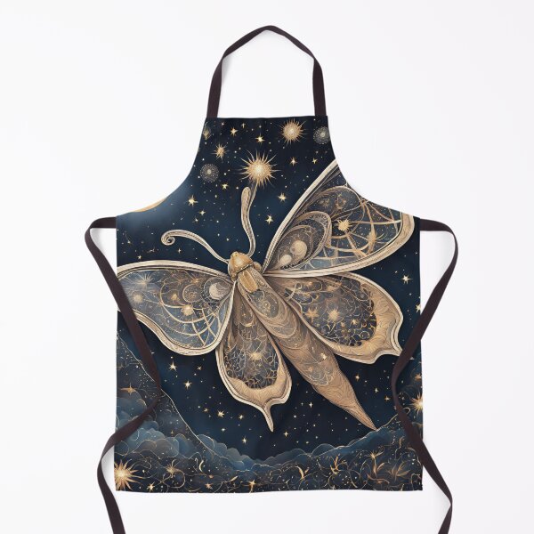 Item preview, Mystical Moth in the Night Sky – Celestial Insect Art designed and sold by poppet103.