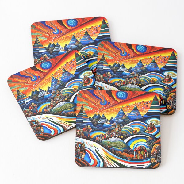Item preview, Mountain peaks at sunset 2 designed and sold by George Hutton Hunter.