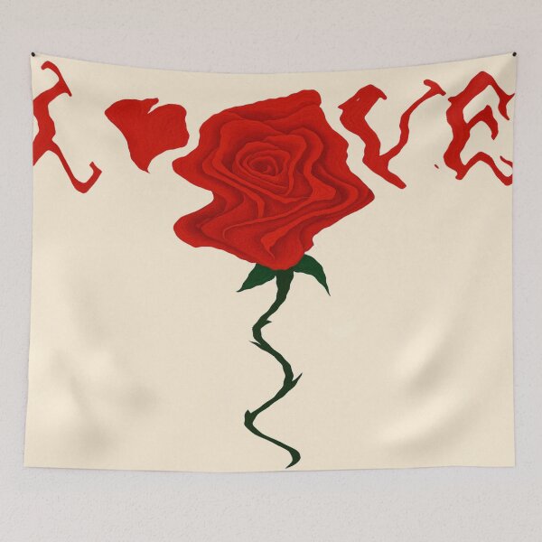 Item preview, Digital love blooms in rose red designed and sold by Sigtrix.