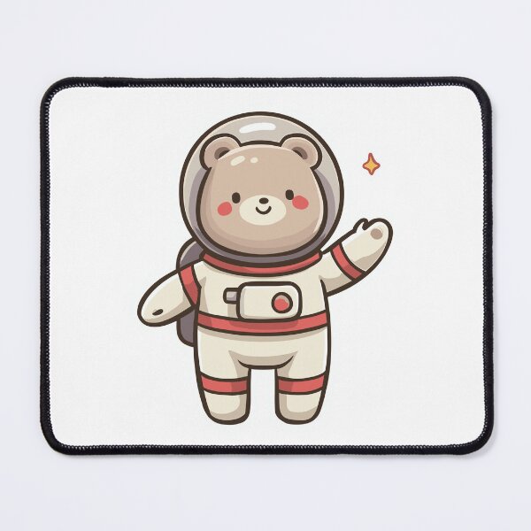 Item preview, Whimsical Space Bear Art designed and sold by bapupa.