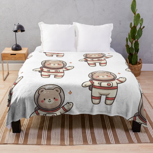 Item preview, Whimsical Space Bear Art designed and sold by bapupa.