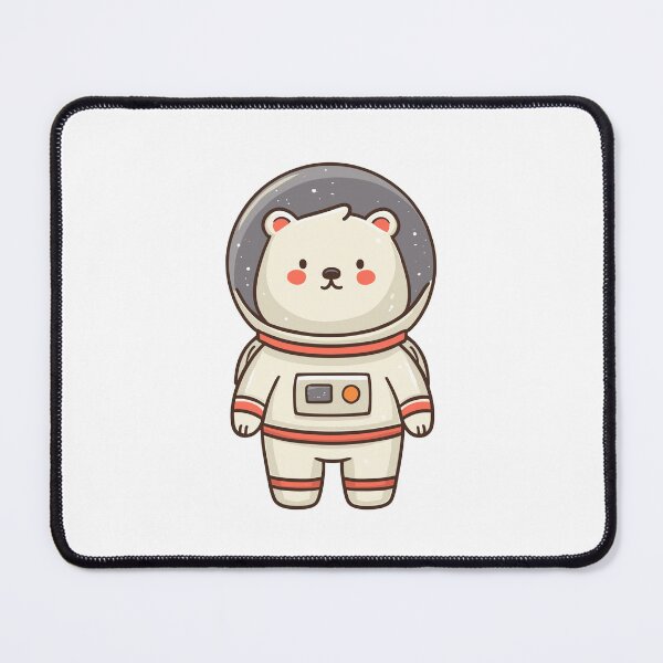 Item preview, Adorable Space Bear Friend Art designed and sold by bapupa.