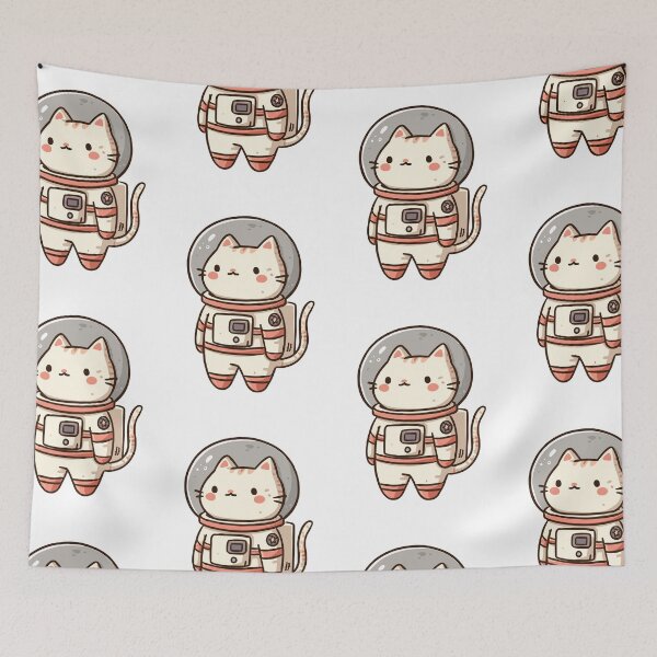 Item preview, Dreamy Space Cat Journey designed and sold by bapupa.