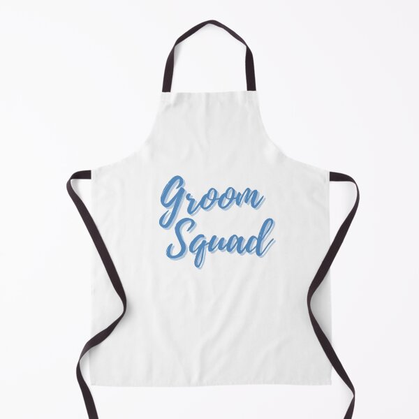 Item preview, Stylish Blue Script Groom Squad designed and sold by DixieGirlStudio.